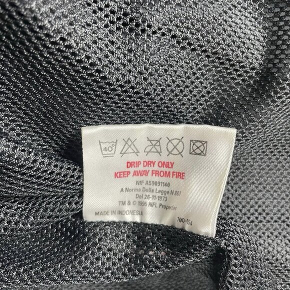 Vintage 90s Las Vegas Raiders NFL Windbreaker – Team NFL – Black Coach Jacket - Picture 10 of 15